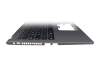 Keyboard incl. topcase DE (german) black/grey original suitable for Asus R565JA