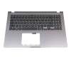 Keyboard incl. topcase DE (german) black/grey original suitable for Asus VivoBook 15 F509FA