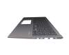 Keyboard incl. topcase DE (german) black/grey original suitable for Asus VivoBook 15 X512FA