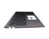Keyboard incl. topcase DE (german) black/grey original suitable for Asus VivoBook 15 X512FL