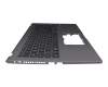 Keyboard incl. topcase DE (german) black/grey original suitable for Asus X515JA