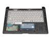 Keyboard incl. topcase DE (german) black/grey original suitable for Fujitsu Stylistic Q616