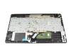 Keyboard incl. topcase DE (german) black/grey original suitable for HP 255 G7 SP