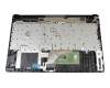 Keyboard incl. topcase DE (german) black/grey original suitable for HP 255 G7