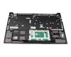 Keyboard incl. topcase DE (german) black/grey original suitable for Samsung Galaxy Book2 15 (NP750XED)