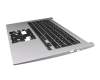 Keyboard incl. topcase DE (german) black/grey with backlight original suitable for Acer Chromebook 14 CB514-1H