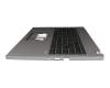 Keyboard incl. topcase DE (german) black/grey with backlight original suitable for Acer TravelMate P2 (TMP216-51-TCO)