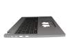Keyboard incl. topcase DE (german) black/grey with backlight original suitable for Acer TravelMate P2 (TMP216-51T)
