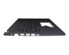 Keyboard incl. topcase DE (german) black/grey with backlight original suitable for Acer TravelMate Spin P4 (TMP414RN-51)