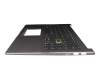 Keyboard incl. topcase DE (german) black/grey with backlight original suitable for Asus VivoBook 15 X521FA