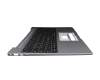Keyboard incl. topcase DE (german) black/grey with backlight original suitable for Medion Akoya E16401 (NS16TGR)