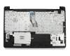 Keyboard incl. topcase DE (german) black/grey with fine pattern original suitable for HP 17-bs000