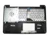 Keyboard incl. topcase DE (german) black/red original suitable for Asus K555LJ
