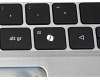 Keyboard incl. topcase DE (german) black/silver (using a special key) original suitable for Acer Extensa 15 (EX215-57)