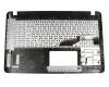 Keyboard incl. topcase DE (german) black/silver for ODD slots original suitable for Asus VivoBook R540UA