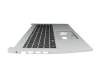 Keyboard incl. topcase DE (german) black/silver original suitable for Acer Aspire 3 (A315-23G)