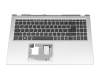 Keyboard incl. topcase DE (german) black/silver original suitable for Acer Aspire 3 (A315-58G)