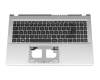 Keyboard incl. topcase DE (german) black/silver original suitable for Acer Aspire 3 (A315-59G)