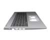 Keyboard incl. topcase DE (german) black/silver original suitable for Acer Aspire 3 (A315-59G)