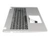 Keyboard incl. topcase DE (german) black/silver original suitable for Acer Aspire 5 (A515-52)