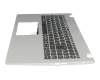 Keyboard incl. topcase DE (german) black/silver original suitable for Acer Aspire 5 (A515-52G)