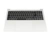 Keyboard incl. topcase DE (german) black/silver original suitable for Acer Swift Lite 16 (SFL16-31P)