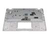 Keyboard incl. topcase DE (german) black/silver original suitable for Asus E410MA