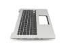 Keyboard incl. topcase DE (german) black/silver original suitable for Asus Transformer Book Flip TP300L