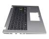 Keyboard incl. topcase DE (german) black/silver original suitable for Asus VivoBook 14 L410MA