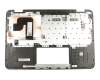 Keyboard incl. topcase DE (german) black/silver original suitable for Asus VivoBook Flip 12 TP203MAH