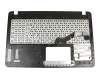 Keyboard incl. topcase DE (german) black/silver original suitable for Asus VivoBook R540UA