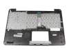Keyboard incl. topcase DE (german) black/silver original suitable for Asus X555UB
