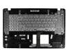 Keyboard incl. topcase DE (german) black/silver original suitable for Asus X750JN