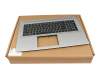 Keyboard incl. topcase DE (german) black/silver original suitable for HP 470 G10