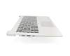 Keyboard incl. topcase DE (german) black/silver with backlight and fingerprint original suitable for Asus VivoBook Pro 15 N580VD
