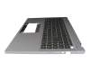 Keyboard incl. topcase DE (german) black/silver with backlight original suitable for Acer Swift Go 16 (SFG16-71)