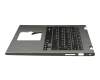 Keyboard incl. topcase DE (german) black/silver with backlight original suitable for Dell Latitude 13 (3390)