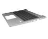 Keyboard incl. topcase DE (german) black/silver with backlight original suitable for HP ProBook 430 G6