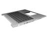 Keyboard incl. topcase DE (german) black/silver with backlight original suitable for HP ProBook 430 G7