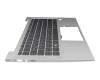 Keyboard incl. topcase DE (german) black/silver with backlight original suitable for HP ProBook 430 G8