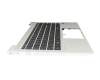 Keyboard incl. topcase DE (german) black/silver with backlight original suitable for HP ProBook 440 G9