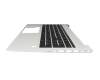 Keyboard incl. topcase DE (german) black/silver with backlight suitable for HP ProBook 455 G8