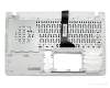 Keyboard incl. topcase DE (german) black/white original suitable for Asus F552CL