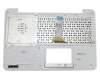 Keyboard incl. topcase DE (german) black/white original suitable for Asus K555LJ