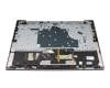 Keyboard incl. topcase DE (german) champagne/champagne with backlight original suitable for Lenovo Yoga S740-14IIL (81RS)