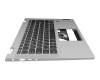 Keyboard incl. topcase DE (german) dark grey/grey with backlight original suitable for Lenovo IdeaPad Flex 5-14ARE05 (81X2)
