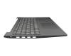 Keyboard incl. topcase DE (german) grey/black (rough) original suitable for Lenovo IdeaPad S145-15API (81V7)