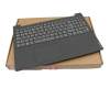 Keyboard incl. topcase DE (german) grey/black (rough) original suitable for Lenovo IdeaPad S145-15IGM (81MX)