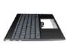 Keyboard incl. topcase DE (german) grey/black original suitable for Asus ZenBook 14 UX425JA