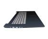Keyboard incl. topcase DE (german) grey/blue original suitable for Lenovo IdeaPad 3-17ITL6 (82H9)